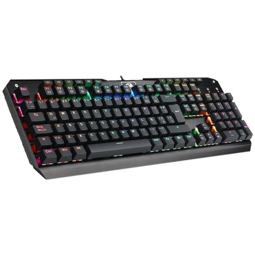 Teclado Mecanico Redragon Indrash Rgb Negro Switch Red